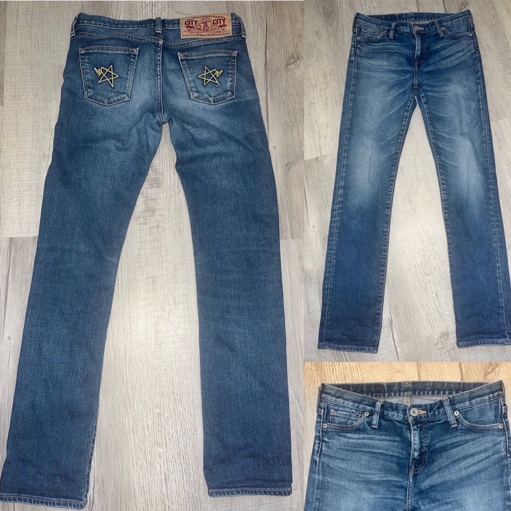 Host pick 💋 Rare! Vintage authentic Japan Bape Jeans A Bathing Ape women’s XS 2 - Picture 9 of 9